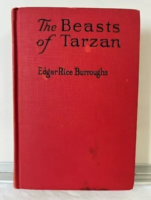 The Beasts Of Tarzan Edgar Rice Burroughs HC Grossett Dunlap March 1916 HC GOOD • $29.99