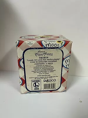 Enesco Mary's Moo Moos Cow Figurine  Loads Of Love   780804 NIB Read Description • $8.99