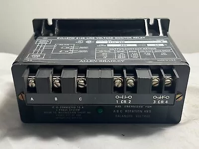 ALLEN BRADLEY 813S-V0BSer. B LINE VOLTAGE MONITOR RELAY • $29.99