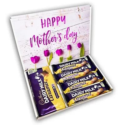 Cadburys Dairy Milk Caramel Chocolate Bars Gift Box Hamper Mothers Day Present • £12.99
