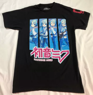 Hatsune Miku Vocaloid By Artist IXima Black T-Shirt Size Medium Logo Anime 01 • $13.99