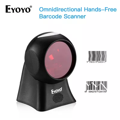 £61.79 • Buy Handfree Omnidirectional Desktop Laser Barcode Scanner Reader For Retail Store