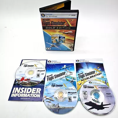 Microsoft Flight Simulator X: Gold Edition (PC: Windows 2008) Complete • $24.99