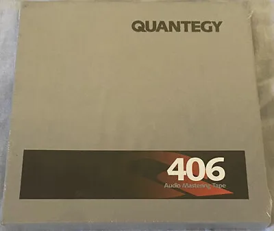 NEW Sealed Quantegy 406 Audio Mastering Tape - 1/4  X 1200 Reel To Reel 7’ NIP • $15.99