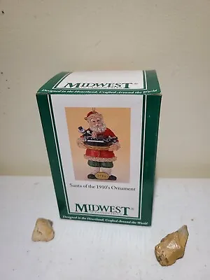 Vintage Santa Of The 1910’s Of Midwest Of Cannon Falls Ornament NIB • $12.87