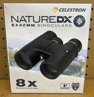 $84.95 • Buy Celestron NatureDX 8x42mm Binoculars Black 72322 NEW - Sealed