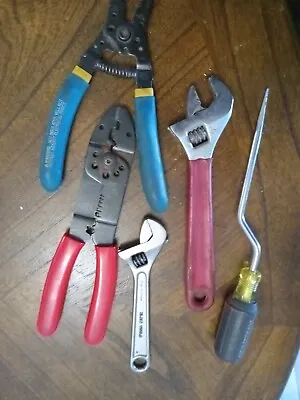 Klein Tools 6 & 8-Inch Adjustable Wrenches Pliers Lot • $25