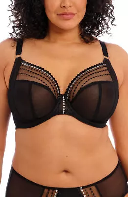 Elomi Lace 8900 Matilda Full Coverage Bra US 38H Side Support Underwired • $35