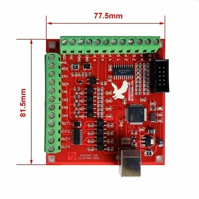 Precise 4 Axis CNC USB Mach3 Controller With Universal Input Compatibility • £17.50