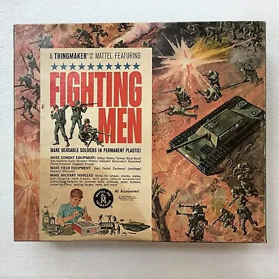 Vintage 1965 Mattel Thingmaker Fighting Men.  Stock #4481 • $59