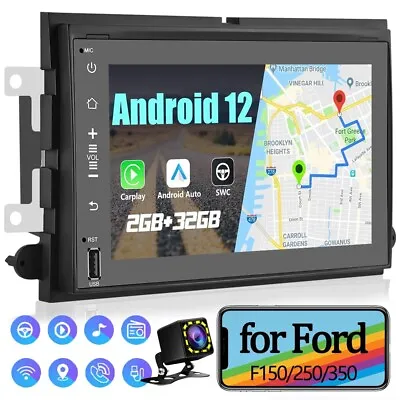 For Ford F150/F250/F350 USB 7  Android 12 CarPlay Car Stereo Radio GPS Navi WiFi • $144.99