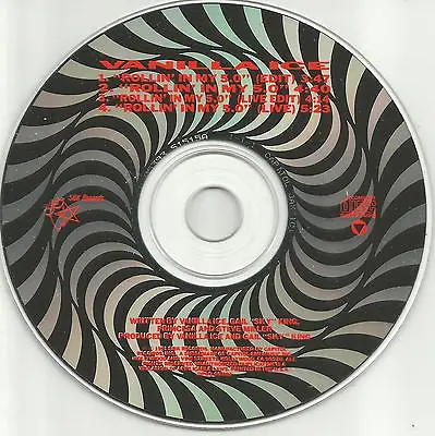 VANILLA ICE Rollin In My 5.0 4TRX W/ EDITS & LIVE TRX PROMO DJ CD Single 1991 • $24.99