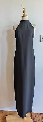 Cue Design 90s Vintage Black Maxi Dress Size 12  Excellent Condition • $25