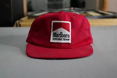 VTG Marlboro Snapback Cap Racing Patch Made In USA • $35