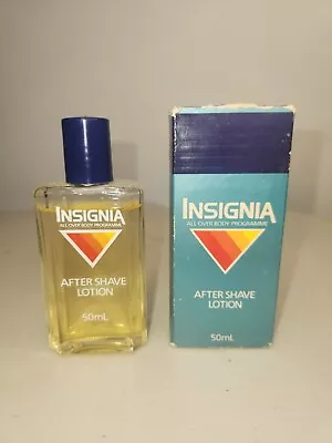 Collectable Vintage Insignia After Shave Lotion 50ml Shulton No 5212 • $45