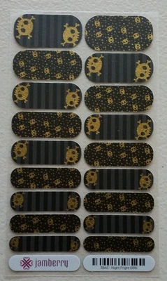 $7 • Buy Jamberry Nail Wraps Full Sheet Night Fright Halloween Retired 2020
