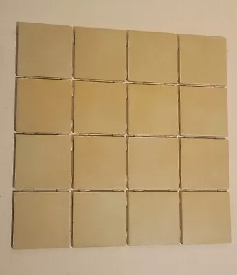 5 Sheets Of Square Mosaic Tile 2 7/8  Tan Golden Honey Tiles 12x12 - 5 Sq. Ft.  • $59.99