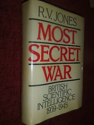 £35 • Buy Most Secret War: British Scientific Intelligence 1939-45 By R V Jones - 1st/2nd