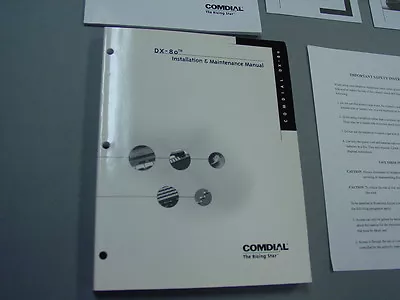 Comdial DX-80 Installation And Maintenance Manual And Bonus • $19.95