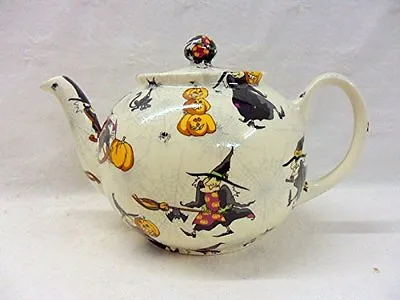 £22.99 • Buy Hubble Bubble Witches Design 2 Cup Teapot By Heron Cross Pottery