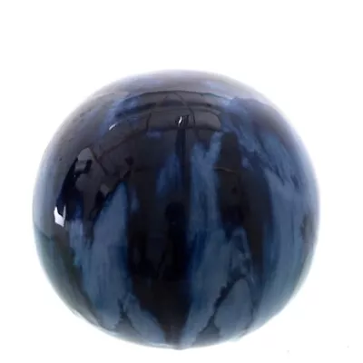 XXL Rose Ball Bed Ball Ceramic Garden Ball With Blue Gradient 24cm • £52.19