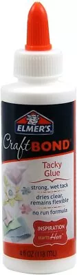 Elmer's Craft Bond Tacky Glue 4 Oz Clear • $8.70