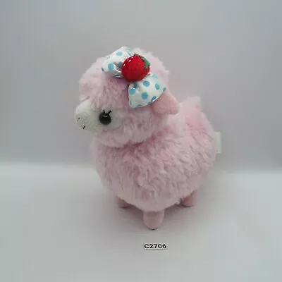 Alpaca Alpacasso C2706 Pink Amuse Plush 6  Stuffed Toy Doll Japan • $12.34