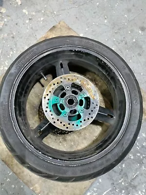 2001 2005 Suzuki Gsxr 600 Gsxr 750 Oem Rear Wheel With Rotor Damaged • $54