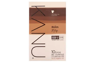 Korean Instant Coffee Mix Maxim KANU DOUBLE SHOT LATTE 10sticks GONG YOO • $28.99
