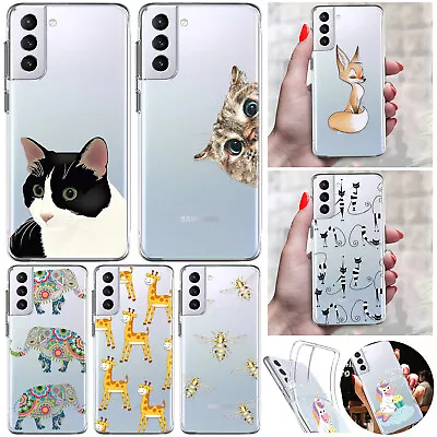 Unicorn Cat Printed Case TPU Phone Cover For Samsung Galaxy S23 Ultra S22 S21 FE • £5.27