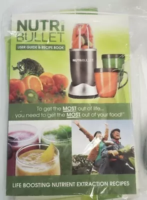 NUTRIBULLET Magic Bullet User Guide & Recipe Book Nutrition Extraction Smoothie • $8.50