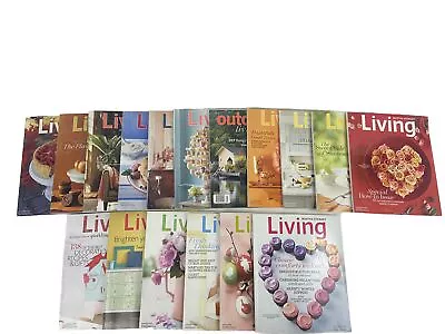 Lot Of 17 Martha Stewart Living Magazine Issues Valentines Easter 2007 2008 2009 • $44.95