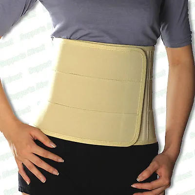 Elastic Abdominal Binder Stomach Compression Slimming Belt Back Support Brace • £12.99