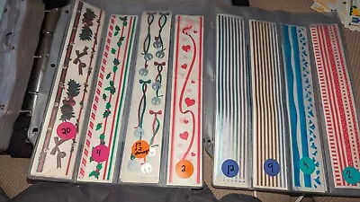 Mrs. Grossmans Stickers Design Lines Lot Border Stickers Christmas Metallic READ • $24