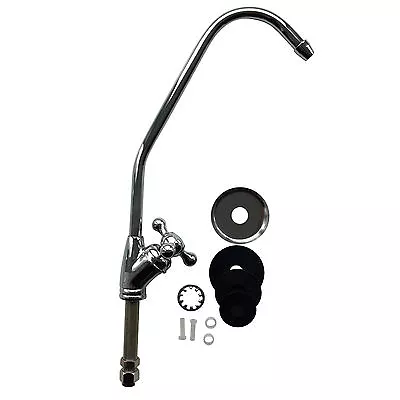 £10.99 • Buy Chrome Faucet Tap For Reverse Osmosis RO Drinking Water 1/4  6mm Tubing