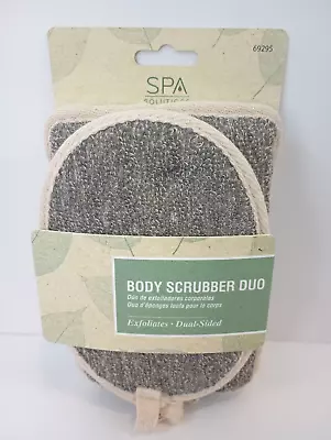Spa Solutions Body Scrubber Duo (Duel Sided)  Exfoliating & Cleansing • $8.34