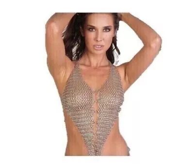 Aluminum Butted Women Chain Mail Top / Bra Set For Women's Fashion • $88.07