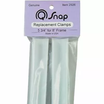 Q Snap Replacement Clamps 5.75  For 8  X 8  Frame Set Of 2 • $3.95