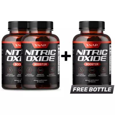 Nitric Oxide Booster L-Citrulline L-Arginine Muscle Building Supplement 1500mg • $49.26