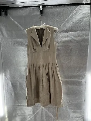 Maggy L Dress Womens Size 6 Gold Cocktail Party • $10