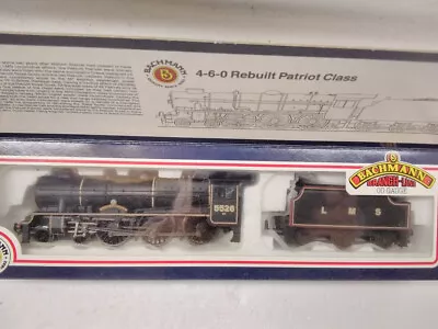 00 Bachmann 31-202 - Rebuilt Patriot  Morecambe And Heysham  - LMS Lined Black • £45