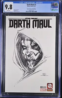 Star Wars Darth Maul #1 CGC 9.8 Michael Turner Aspen Comics Sketch Variant 2017 • $46