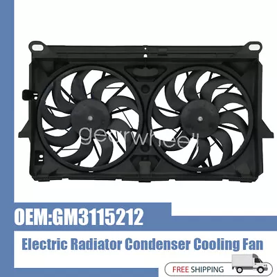 Electric Radiator Condenser Cooling Fan For 05-06 GMC Yukon XL 1500 06 GMC Yukon • $89.99
