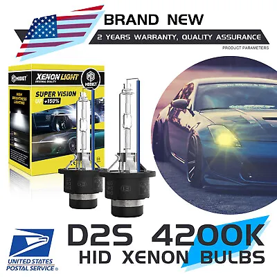 2x New OEM For Philips 85122 Xenon D2S 4200K Bulbs Set HID Light Lamp Headlamp • $16.99