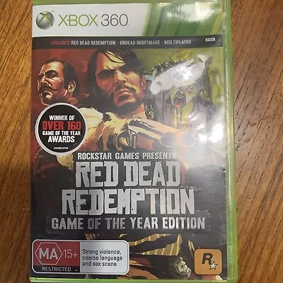 Red Dead Redemption Microsoft Xbox 360 PAL Game Of The Year Edition • $22.95