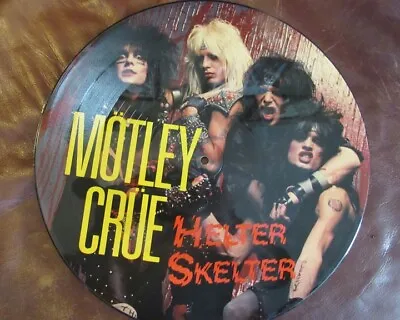 Motley Crue Helter Skelter Picture Disc Orig. 1984 Vinyl 12  Ep - Nm! • $26.95
