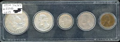 1950 BIRTH YEAR 5-COIN SET In PLASTIC CASE #5346 • $32.95