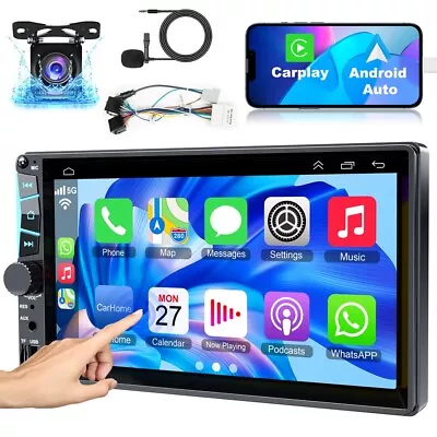 For Nissan Navara D40 2007-2016 7  Car Stereo Radio CarPlay Bluetooth Head Unit • $84.38