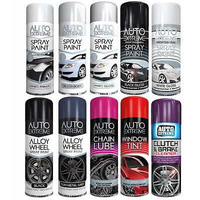 Spray Paint Aerosol Wood Metal Plastic Gloss Alloy Rim Car Van Caravan Satin Mat • £6.99