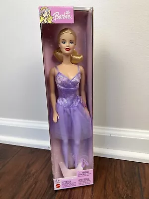 VTG Y2K Mattel 2003 Barbie Doll Ballerina Star Purple Dress - Non Mint Box • $16